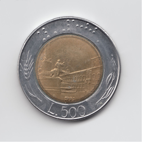 500 Лир 1991 - Италия