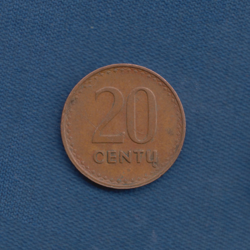 20 Centai 1991 - Литва