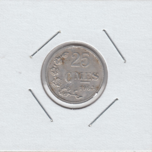 25 Сентимо 1963 - Люксембург
