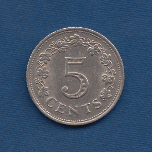 5 Центов 1972 - Мальта