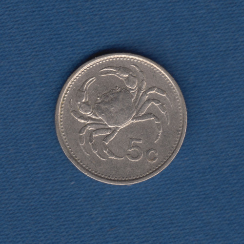 5 Центов 1986 - Мальта