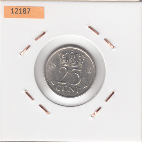25 Центов 1948 - Нидерланды