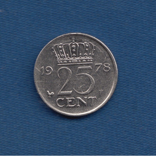 25 Центов 1978 - Нидерланды 25 Центов 1978 - Нидерланды