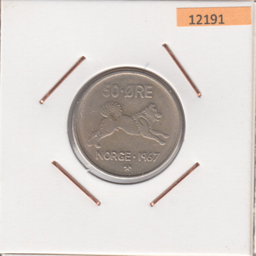 50 Эре 1967 - Норвегия