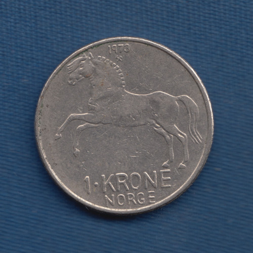 1 Крона 1973 - Норвегия 1 Крона 1973 - Норвегия