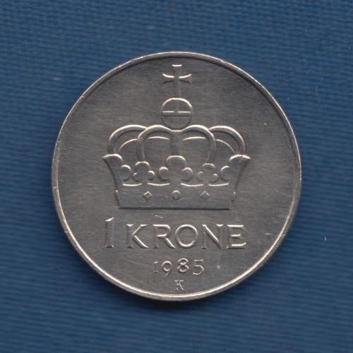 1 Крона 1985 - Норвегия 1 Крона 1985 - Норвегия