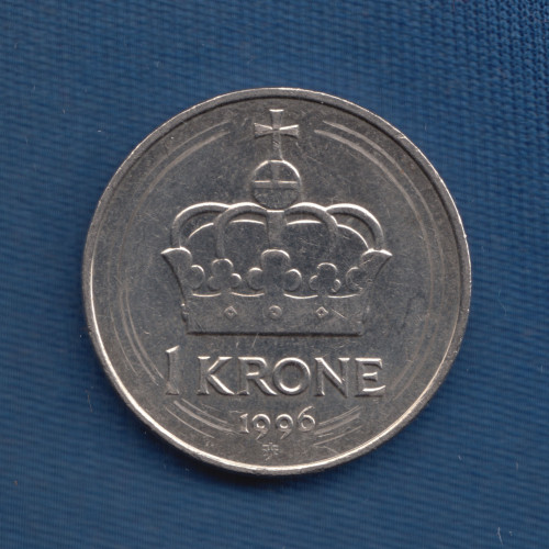 1 Крона 1996 - Норвегия 1 Крона 1996 - Норвегия