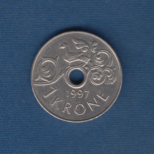 1 Крона 1997 - Норвегия 1 Крона 1997 - Норвегия