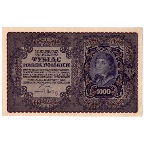 1000 Марок 1919 - Польша 1000 Марок 1919 - Польша