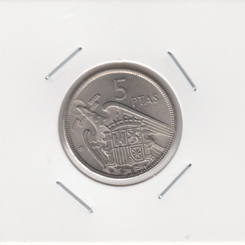 5 Песет 1957 (1968) 🟌 - Испания 5 Песет 1957 (1968) 🟌 - Испания