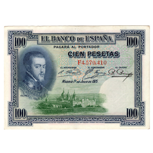 100 Песет 1925 - Испания 100 Песет 1925 - Испания