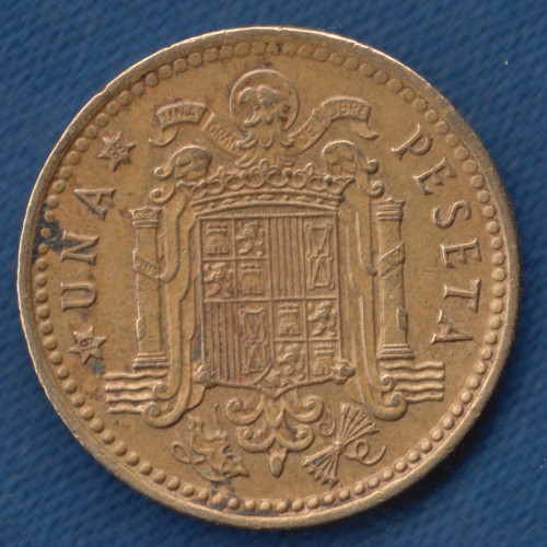 1 Песета 1966 (1969) 🟌 -Испания 1 Песета 1966 (1969) 🟌 -Испания