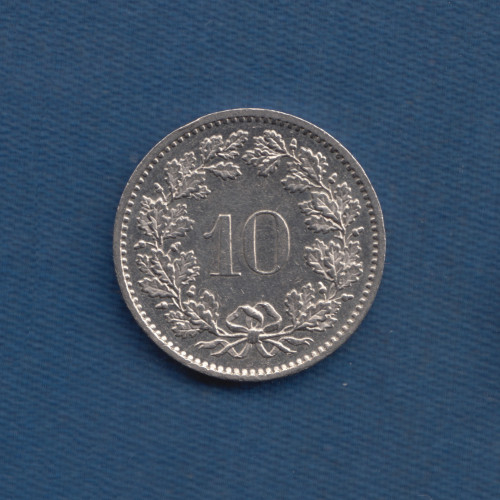 10 Раппен 1982 - Швейцария 10 Раппен 1982 - Швейцария