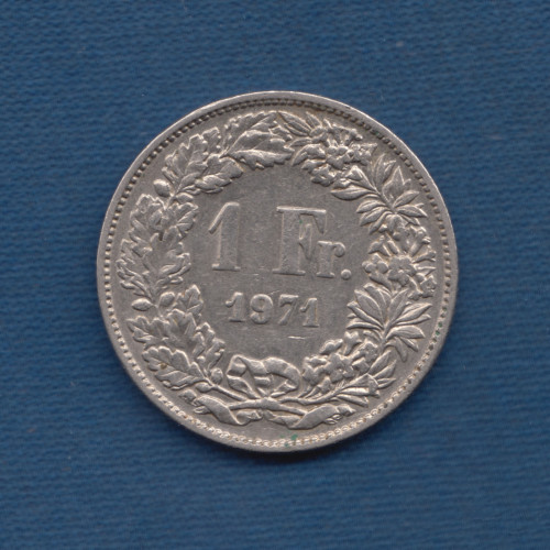5 Франков 1971 - Швейцария