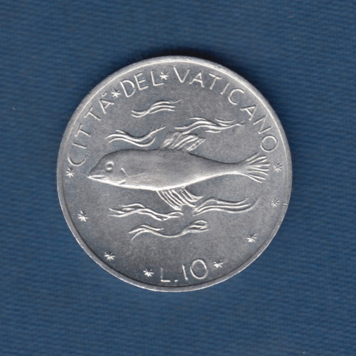 10 Лир 1971 - Ватикан 10 Лир 1971 - Ватикан