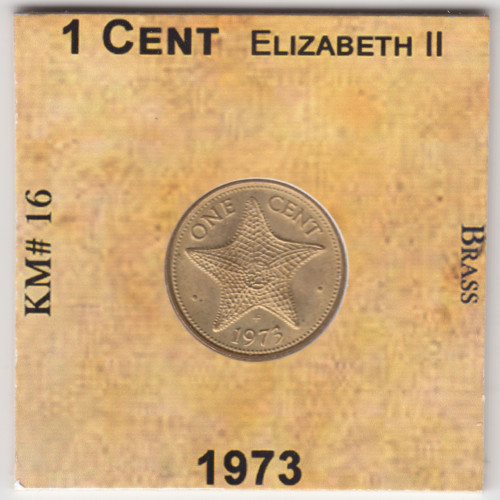 1 סנט 1973 - איי בהאמה 1 סנט 1973 - איי בהאמה