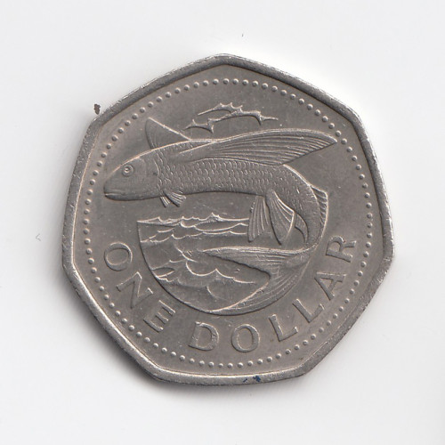 1 Доллар - 1988 Барбадос 1 Доллар - 1988 Барбадос