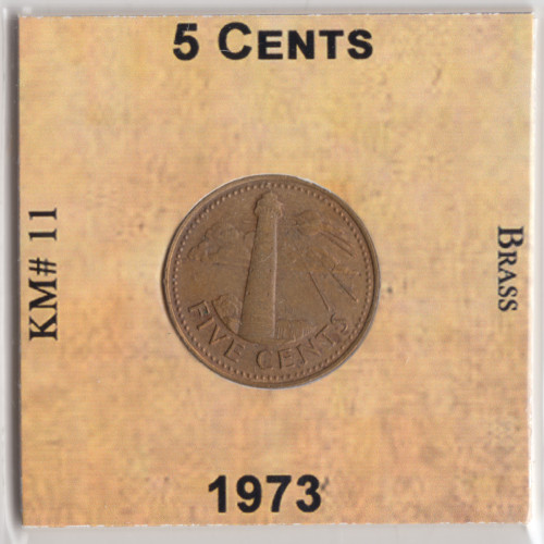 5 Цент 1973 - Барбадос 5 Цент 1973 - Барбадос
