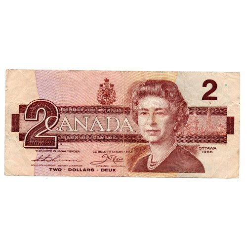 2 Доллара 1986 - Канада