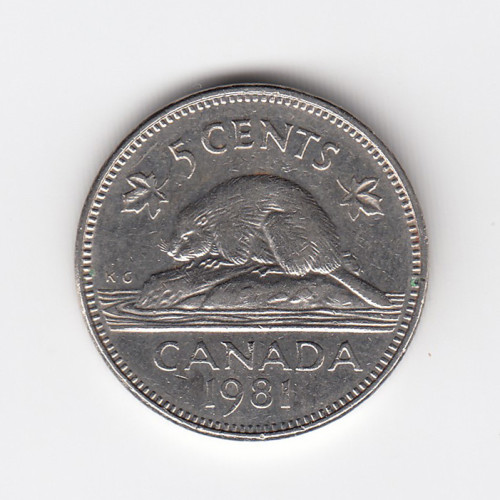 5 Центов 1981 - Канада 5 Центов 1981 - Канада