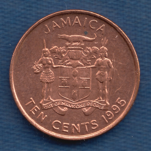 10 Центов 1995 - Ямайка 10 Центов 1995 - Ямайка