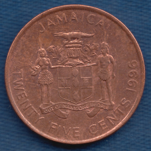 25 Центов 1996 - Ямайка 25 Центов 1996 - Ямайка