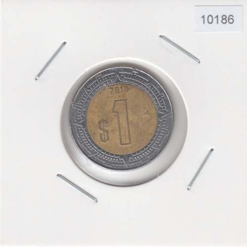 1 Песо - 2014 - Мексика 1 Песо - 2014 - Мексика