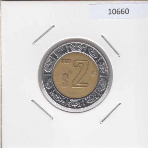 2 פסו - 2001 - מקסיקו 2 פסו - 2001 - מקסיקו