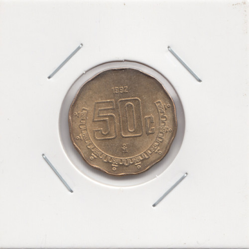 50 Сентаво 1992 - Мексика 50 Сентаво 1992 - Мексика