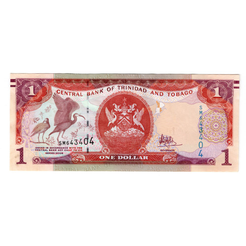 1 Доллар 2006 года - Тринидад и Тобаго - с чёрными полосами 1 Доллар 2006 года - Тринидад и Тобаго - с чёрными полосами