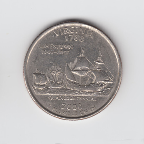 ¼ Dollar "Washington Quarter" - 2000 - Virginia ¼ Dollar "Washington Quarter" - 2000 - Virginia