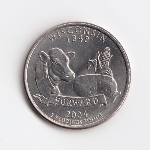 ¼ Dollar "Washington Quarter" - 2004 - Wisconsin ¼ Dollar "Washington Quarter" - 2004 - Wisconsin