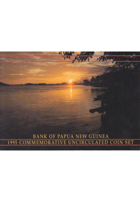 Papua New Guinea Commemorative Uncirculated Coin 6 Pcs Set  - 1995