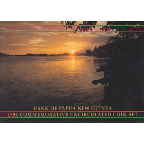 Papua New Guinea Commemorative Uncirculated Coin 6 Pcs Set - 1995 Papua New Guinea Commemorative Uncirculated Coin 6 Pcs Set - 1995