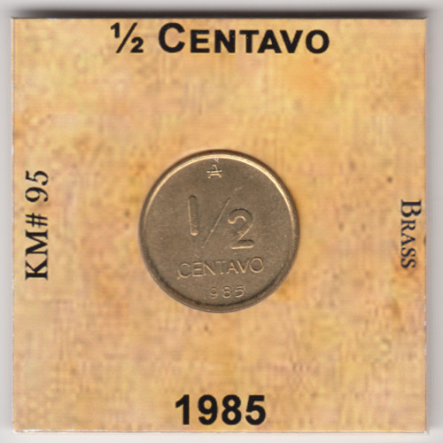 ½ Cентаво 1985 - Аргентина ½ Cентаво 1985 - Аргентина