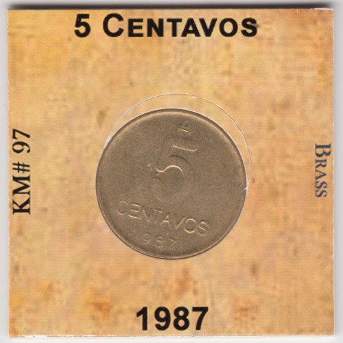 5 Cентаво 1987 - Аргентина 5 Cентаво 1987 - Аргентина