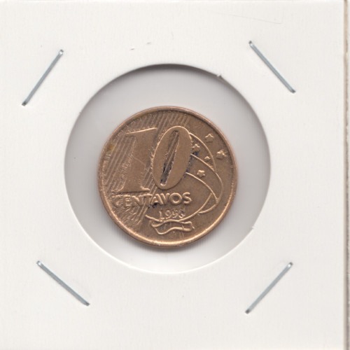 10 Cентаво 1998 - Бразилия 10 Cентаво 1998 - Бразилия