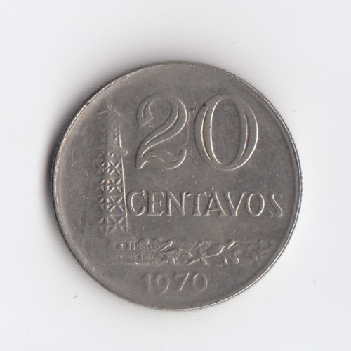 20 Cентаво 1970 - Бразилия