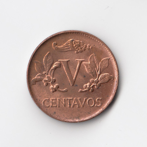 5 Cентаво 1971 - Колумбия 5 Cентаво 1971 - Колумбия