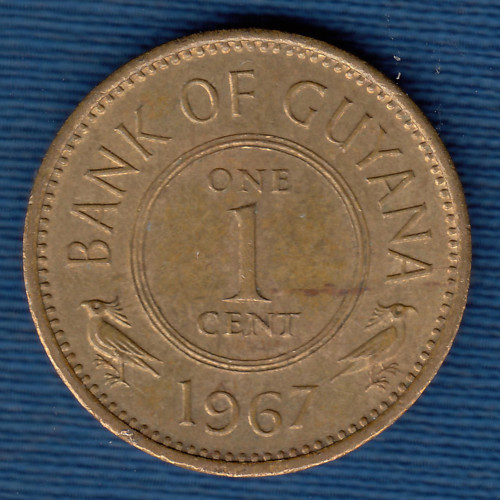 1 Цент 1967 - Гайана 1 Цент 1967 - Гайана