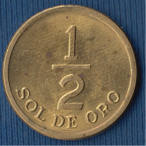 ½ Sol de Oro - 1968 - Перу ½ Sol de Oro - 1968 - Перу