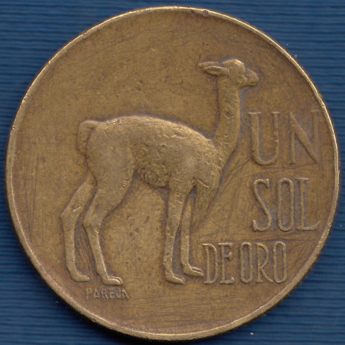1 Sol de Oro - 1972 - Перу 1 Sol de Oro - 1972 - Перу
