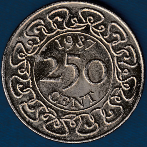 250 Центов 1987 — Суринам