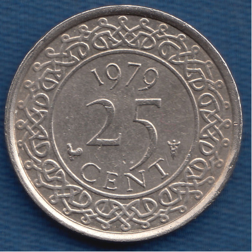 25 Центов 1979  — Суринам