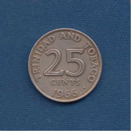 25 Центов 1966 - Тринидад и Тобаго 25 Центов 1966 - Тринидад и Тобаго
