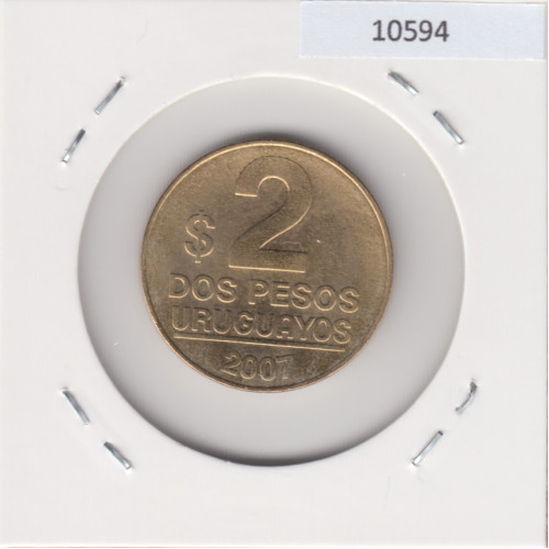 2 Песо 2007 - Уругвай