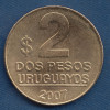 2 Песо 2007 - Уругвай