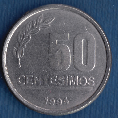 50 Сентесимо 1994 - Уругвай